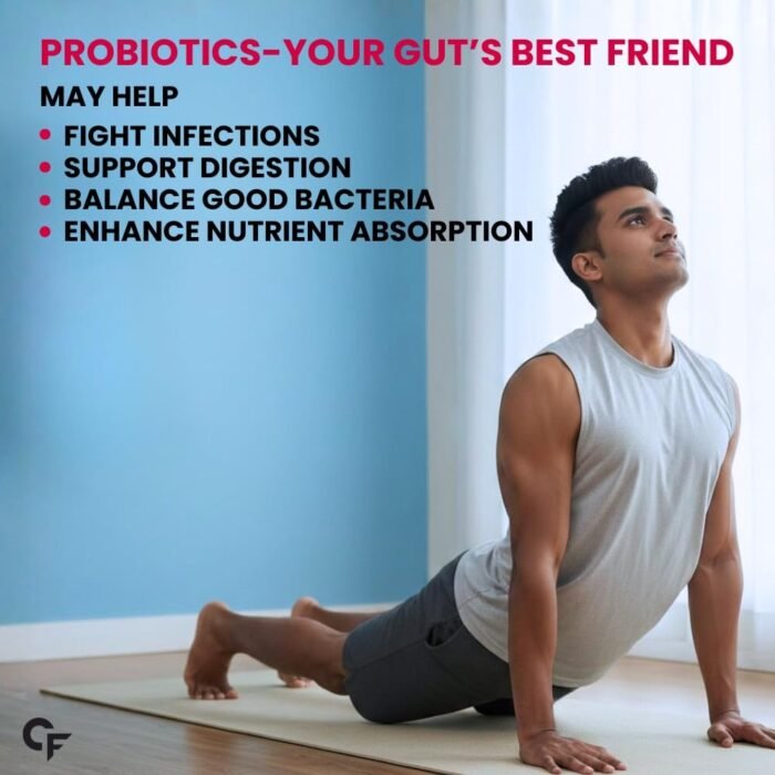Carbamide Forte Probiotics Supplement 50 Billion CFU Gut Health Supplements with Probiotic | Gut Cleanse with Prebiotics and Probiotics – 60 Capsules - Image 8
