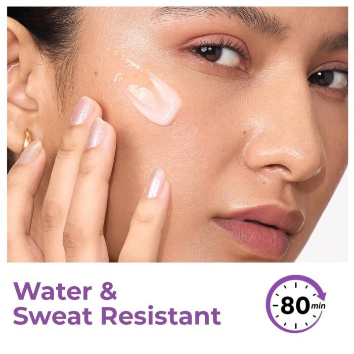 Conscious Chemist® Sunscreen SPF 50 PA++++ | 50g | Sunscreen for Oily Skin, Gel Sunscreen, Niacinamide with Black Berry Extract, Hybrid Lightweight, All Skin Types - Berry Bright - Image 7