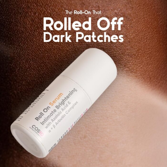 Cos-IQ Intimate Brightening Roll-On Serum | With Azelaic Acid & Alpha + Beta Arbutin Complex | For Dark Underarms, Inner Thighs, Knees & Bikini Area | Intimate Areas for Women & Men | 40ml - Image 3