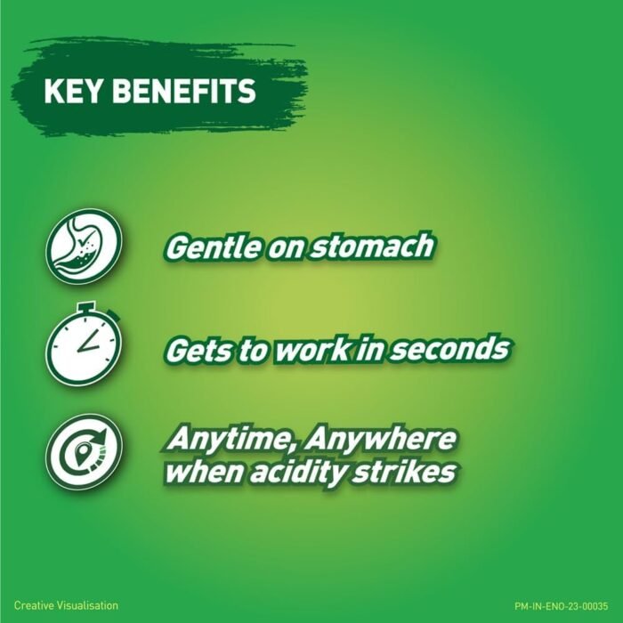 ENO CHEWY BITES: Tasty Chewable Antacid for Gentle & Effective relief from acidity - Antime, Anywhere!! - LEMON FLAVOUR - Pack of 30 Tabs - Image 6