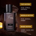 FIEN 007 Perfume for Men | Oriental Oud Scent | 12 Hrs Long Lasting | mCaffeine Perfume | Fien Eau De Parfum with Oud, Sandal & Musk | perfume for men | Solid mCaffeine Premium & Luxurious Perfume - 100ml - Image 3