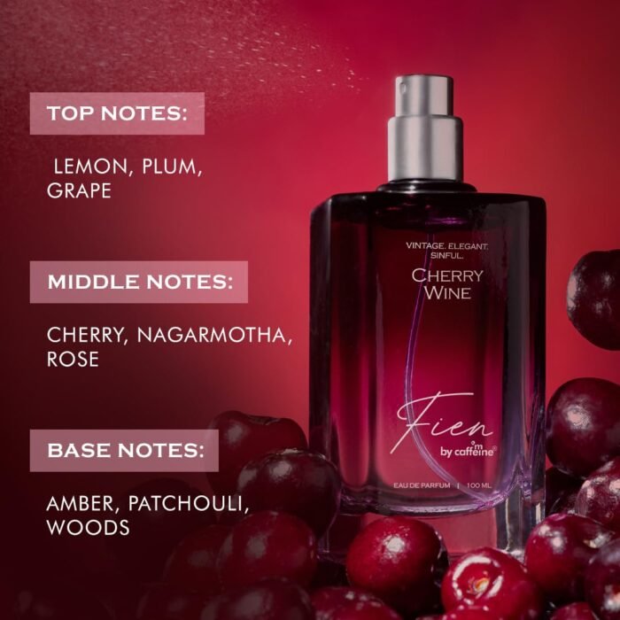 FIEN Cherry Wine Perfume for Women - 100ml - Image 4