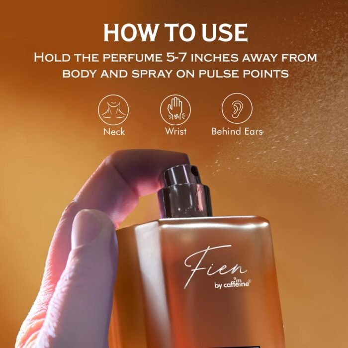 FIEN Perfume Fierce for Men | Citrusy Scent | mcaffeine perfume | Fien by mCaffeine 12 Hrs Long Lasting | Eau De Parfum with Neroli, Sage & Myrrh | perfume for men | Premium & Luxurious for Valentines & Every Occasion - 100ml - Image 8