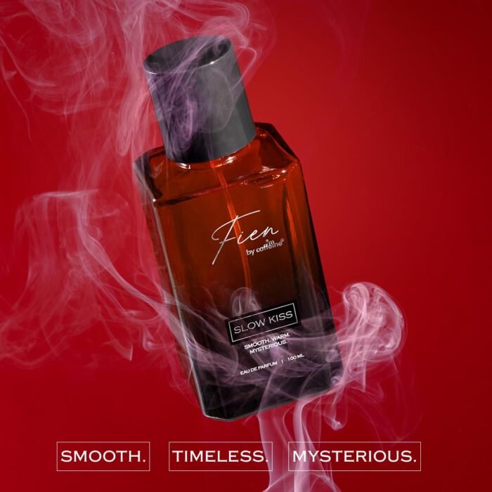 FIEN Perfume Slow Kiss Perfume for Men | Aromatic Fresh | 12 Hrs Long Lasting Eau De Parfum with Cannabis, Sage & Musk | Fien by mCaffeine Solid Perfume for Men | Valentine Premium & Luxurious Perfume for Every Occasion - 100ml - Image 3