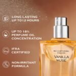 FIEN Perfume Vanilla Muse for Women | Sweet Gourmand Fragrance | 12 Hrs Long Lasting Eau De Parfum with Hazelnut, Peony & Vanilla Bean | mCaffeine Perfume | Valentine Gift | Premium & Luxurious for Every Occasion – 100ml - Image 6
