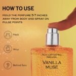 FIEN Perfume Vanilla Muse for Women | Sweet Gourmand Fragrance | 12 Hrs Long Lasting Eau De Parfum with Hazelnut, Peony & Vanilla Bean | mCaffeine Perfume | Valentine Gift | Premium & Luxurious for Every Occasion – 100ml - Image 7