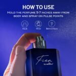 Fien Magnetic Perfume for Men | Aquatic Fragrance | 12 Hrs Long Lasting Eau De Parfum with Mandarin, Cocoa, Vanilla | Fien by mCaffeine Solid Perfume for Men | Long lasting Premium & Luxurious Perfume for Every Occasion - 100ml - Image 7