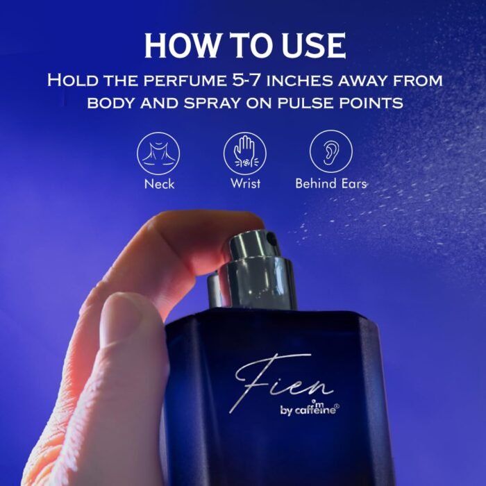 Fien Magnetic Perfume for Men | Aquatic Fragrance | 12 Hrs Long Lasting Eau De Parfum with Mandarin, Cocoa, Vanilla | Fien by mCaffeine Solid Perfume for Men | Long lasting Premium & Luxurious Perfume for Every Occasion - 100ml - Image 7
