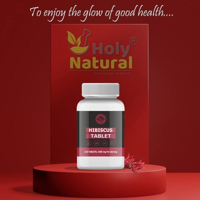 Holy Natural Hibiscus Tablet – 120 Tablet – Dietary Supplement and 1000mg Per Serving. - Image 9