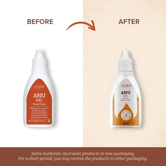 Jiva Anu Oil 20ml | 100% Ayurvedic Formulation | Clears blocked Channels Of Nasal Passage | Prevents Hair Loss & Graying | Helps With Heahache, Migrane & Sinus Disease (Pack of 2) - Image 5