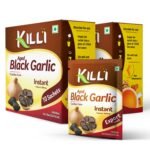 KILLI Aged Black Garlic Instant Ayurvedic Extract, 20 Sachets for Healthy Heart