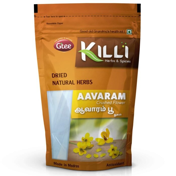 KILLI Avarampoo | Tarwar | Aavaram | Senna auriculata | Tangedu Flower Crushed, 100 grams (Pack of 2) - Image 2