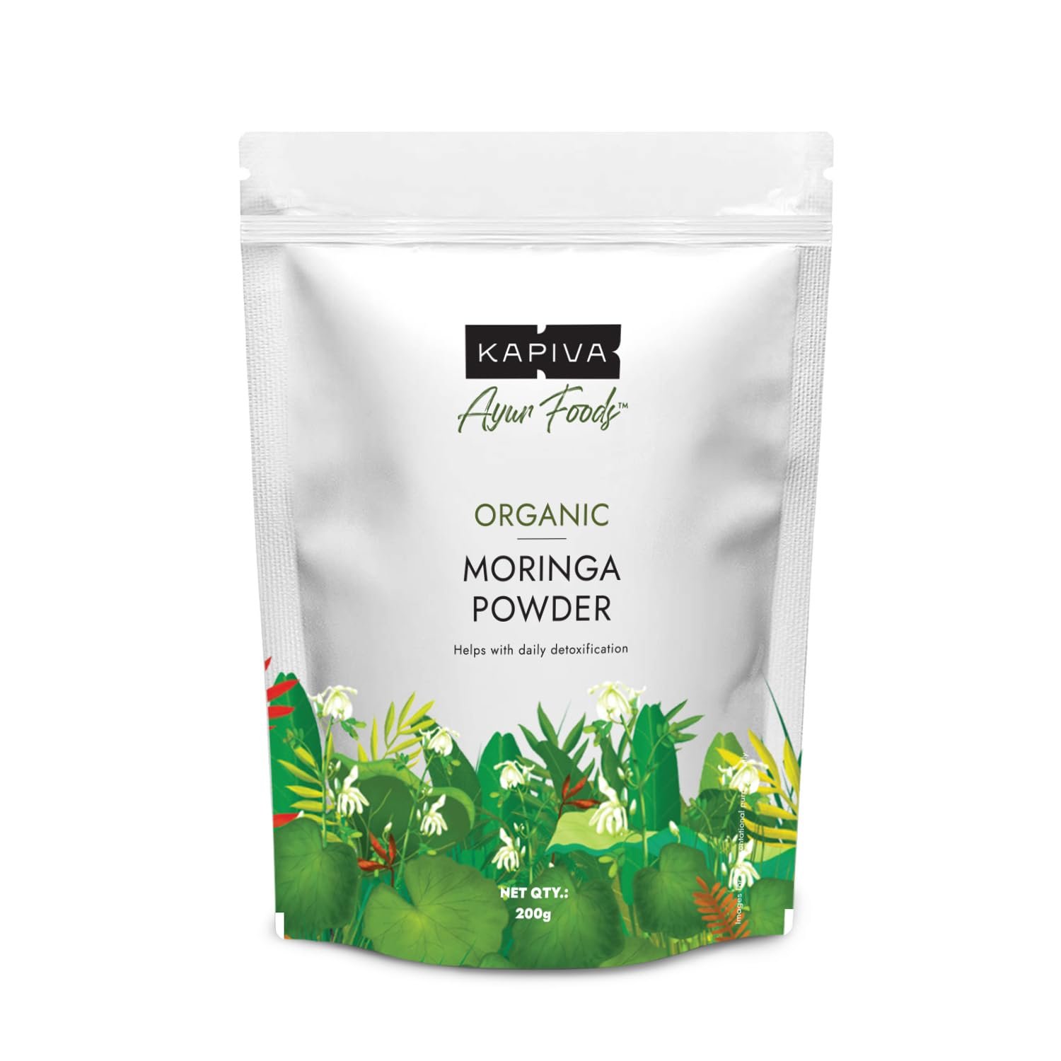 Kapiva Certified Organic Moringa Powder 200g 1 Kapiva Certified Organic Moringa Powder 200g | From Pure Drumstick Leaves | Gives Natural Energy & Nutrients - Image 1