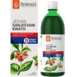 KRISHNA'S HERBAL & AYURVEDA Jeevan Sanjeevani Kwath - 500 ml | Enriched with Aloe Vera, Amla, Giloy, Tulsi, Ashwagandha, and 4 more herbs || Natural Immunity Booster