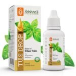 Krishna's Tulsi Drops 30 ml of 5 Rare Tulsi Drop for Natural Immunity Boosting | Nimbu Tulsi, Daulal Tulsi, No Preservatives | Tulsi Drops for immunity | Panch Tulsi Drop