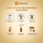 Krishna's Tulsi Drops 30 ml of 5 Rare Tulsi Drop for Natural Immunity Boosting | Nimbu Tulsi, Daulal Tulsi, No Preservatives | Tulsi Drops for immunity | Panch Tulsi Drop - Image 6