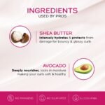 Livon Style Pro Curl Cream for curly, coily & wavy hair | | Curl defining cream for Intense Hydration & Nourishment | Leave in cream with Shea Butter & Avocado | 100ml - Image 4