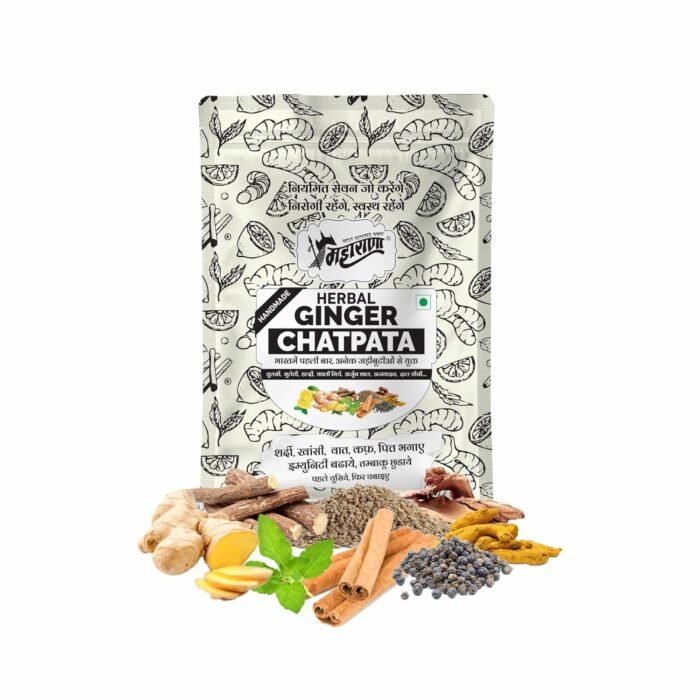 MAHARANA Herbal Ginger Chatpata Mouth Fresheners - Extremely Digestive Mukhwas Made Of Ginger Helps During Travelling As Time Pass & Delicious After-Meal Snack (5 Sachet) - Image 6