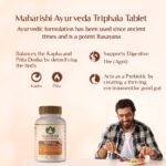 Maharishi Ayurveda Triphala Tablets Maharishi Ayurveda 1000 MG | Supports Healthy Digestion | Improves Bowel Wellness| Relieves Constipation | Pure Herbs Used |100% Ayurvedic | 60 Tabs (Pack of 1) - Image 2