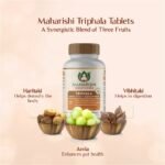 Maharishi Ayurveda Triphala Tablets Maharishi Ayurveda 1000 MG | Supports Healthy Digestion | Improves Bowel Wellness| Relieves Constipation | Pure Herbs Used |100% Ayurvedic | 60 Tabs (Pack of 1) - Image 4