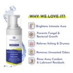 Mannlich Intimate Wash for Men (150 ml) Relieves Itchiness & Odour, Prevents Fungal Growth, Genital Area, pH Balanced & Dermatologically Tested With Tea Tree Oil, Neem, Eucalyptus Oil, 1% Salicylic & Lactic Acid - Image 5