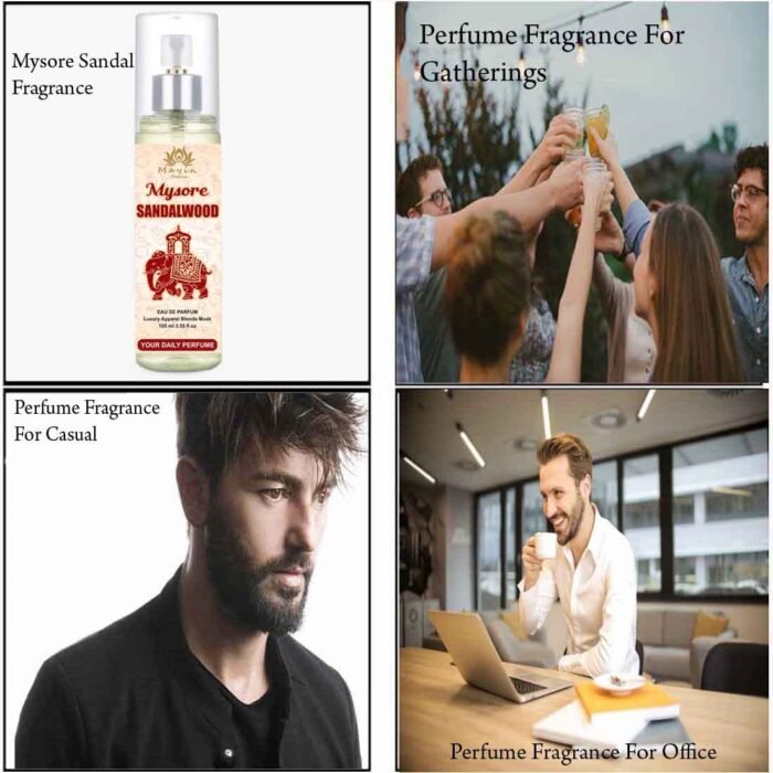 Mayin Mysore Sandalwood Spray Perfumed For Men And Women | Pocket Perfume | Eau De Parfum | Best Gifting Long Lasting Luxury Scent | Daily use fragrance | (105ml) - Image 6