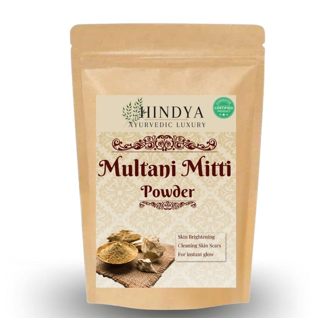 Multani Mitti Powder 1 Hindya Multani Mitti Powder For Face, Skin And Hair | Fuller's Earth, Bentonite Clay (100 Grams) - Image 1