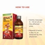 RHUE Strong Pain Relief Oil 100ml Pack of 2 | Ajwain, Mustard & Clove Oil Extract With Natural Herbs | Ayurvedic Massage Tel For Knee/Legs/Shoulder/Neck/Back & Joint | Ointment For Men & Women - Image 8