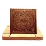 Shri Kailash Dhan Raksha Yantra in Pure Copper Activated & Energized (3 X 3 Inch)