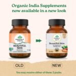 A TATA Product - Organic India Beautiful Skin Capsules - 60 Veg Caps, For Healthy, Radiant & Glow, Helps Rejuvenate Skin & Naturally Purify The Blood, GMP & NPOP Certified Organic - Image 2