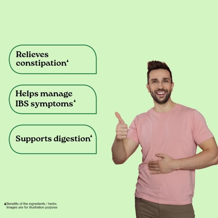 A TATA Product - Organic India Bowelcare - 60 Veg Capsules, Helps Relieve Constipation, Hyperacidity & IBS, Clean & Lubricate Bowel, Normalizes Digestion & Elimination, GMP & NPOP Certified Organic - Image 4