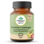 A TATA Product - Organic India Garcinia Cambogia - 60 Veg Capsules, Improves Fat Metabolism, Lean Muscle Development, Boosts Energy, Enhances Immunity, & Helps Weight Management, GMP & NPOP Certified