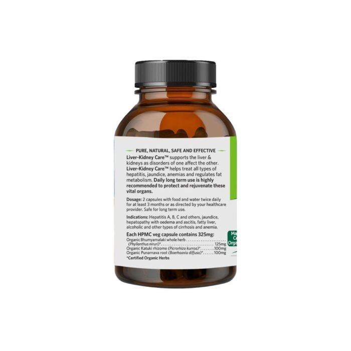 A TATA Product - Organic India Liver Kidney Care - 180 Veg Capsules, Helps Support Liver & Kidney Health, Boosts Overall Energy & Immunity, GMP & NPOP Certified Organic - Image 3