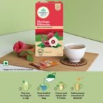 A TATA Product - Organic India Moringa Hibiscus Infusion, 25 Tea Bags, Certified Organic, Antioxidant-Rich, Caffeine-Free, Whole Herb Blend - Image 5