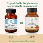 A TATA Product - Organic India OH-Boy - 30 Veg Capsules, Ashwagandha, Musli & Saffron, Helps Improve Men's Health & Vitality, Helps Boost Testosterone Levels, Reduce Stress & Anxiety GMP & NPOP Certified Organic - Image 2