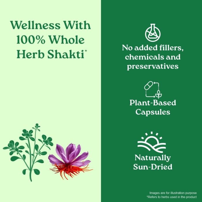 A TATA Product - Organic India OH-Boy - 30 Veg Capsules, Ashwagandha, Musli & Saffron, Helps Improve Men's Health & Vitality, Helps Boost Testosterone Levels, Reduce Stress & Anxiety GMP & NPOP Certified Organic - Image 4