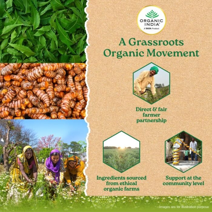 A TATA Product - Organic India Prostate Care - 60 Veg Capsules, Supports Healthy Prostate & Urinary Tract Function & Restore Energy Level, Immunity & Male Reproductive Vitality, GMP & NPOP Certified - Image 8