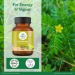 A TATA Product - Organic India Pure Gokshura 60 Capsules,(400mg), Enhance Endurance, Promotes Vitality, Support Men's Wellness & Boost Stamina, GMP & NPOP Certified - Image 2