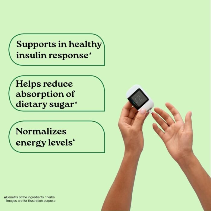 A TATA Product - Organic India Sugar Balance - 60 Veg Capsules, Naturally Supports Healthy Insulin Response & Glycemic Control, Normalize Energy Levels & Metabolism, GMP & NPOP Certified Organic - Image 4