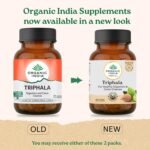 A TATA Product - Organic India Triphala Capsules - 60 Caps, Supports Immune System, Colon & Digestion, Balanced Bowel & Gut Health, Contains Bioactives and Antioxidants, GMP & NPOP Certified Organic - Image 2