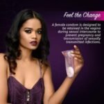 Domina Female Condom with Soft Inner Sponge, No Artificial Colour, Made with Natural Rubber Latex, Lavender Fragrance, With Biodegradable Disposable Bags, Pack of 2 - Image 4