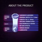 Domina Female Condom with Soft Inner Sponge, No Artificial Colour, Made with Natural Rubber Latex, Lavender Fragrance, With Biodegradable Disposable Bags, Pack of 2 - Image 5