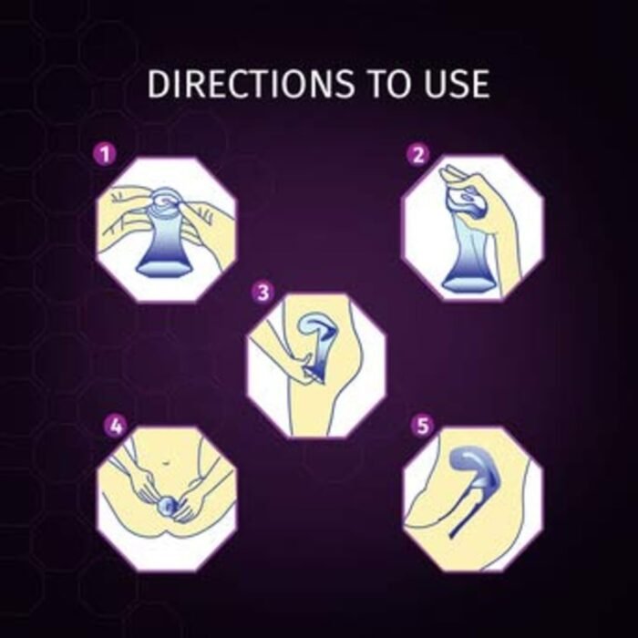 Domina Female Condom with Soft Inner Sponge, No Artificial Colour, Made with Natural Rubber Latex, Lavender Fragrance, With Biodegradable Disposable Bags, Pack of 2 - Image 6