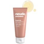 Neude Brightside 100ml Detan & Brightening Gel Face Wash with Goat Milk, Vitamin C & Tartaric Acid for Dark Spot Removal, Pigmentation & Glow, Face Wash for Men & Women