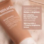 Neude Brightside 100ml Detan & Brightening Gel Face Wash with Goat Milk, Vitamin C & Tartaric Acid for Dark Spot Removal, Pigmentation & Glow, Face Wash for Men & Women - Image 3