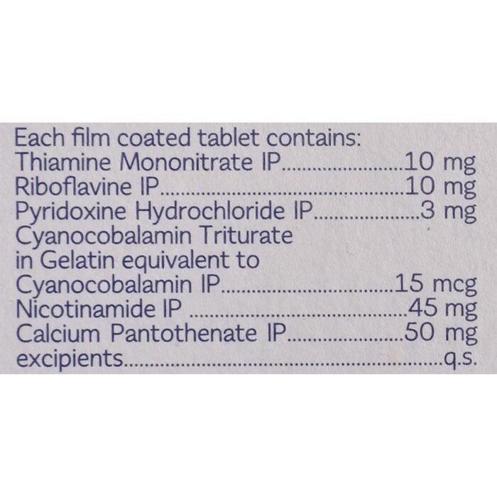 Neurobion Forte - Strip of 30 Tablets pack of 4 - Image 4