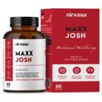Nirvasa Maxx Josh Testosterone Supplement (500mg, 60 Tabs) | Boosts Testosterone, Muscle Strength & Energy | Enhances Performance, Stamina & Vitality | Ashwagandha, Gokshura & Safed Musli - Pack of 1