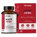 Nirvasa Maxx Josh Testosterone Supplement (500mg, 60 Tabs) | Boosts Testosterone, Muscle Strength & Energy | Enhances Performance, Stamina & Vitality | Ashwagandha, Gokshura & Safed Musli - Pack of 1