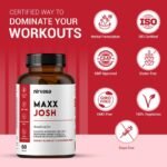 Nirvasa Maxx Josh Testosterone Supplement (500mg, 60 Tabs) | Boosts Testosterone, Muscle Strength & Energy | Enhances Performance, Stamina & Vitality | Ashwagandha, Gokshura & Safed Musli - Pack of 1 - Image 6