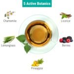 OH CHA Chamomile Night Time Unwind, 35gms | Sleep Tea with Peach, Pineapple, Licorice, Lemongrass | Stress Relief, Caffeine Free - Image 4